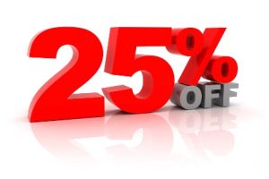 25-percento-di-sconto